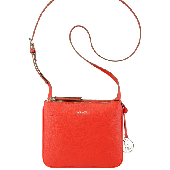 Nine West Helda Crossbody Red Bag - Picture 1 of 5